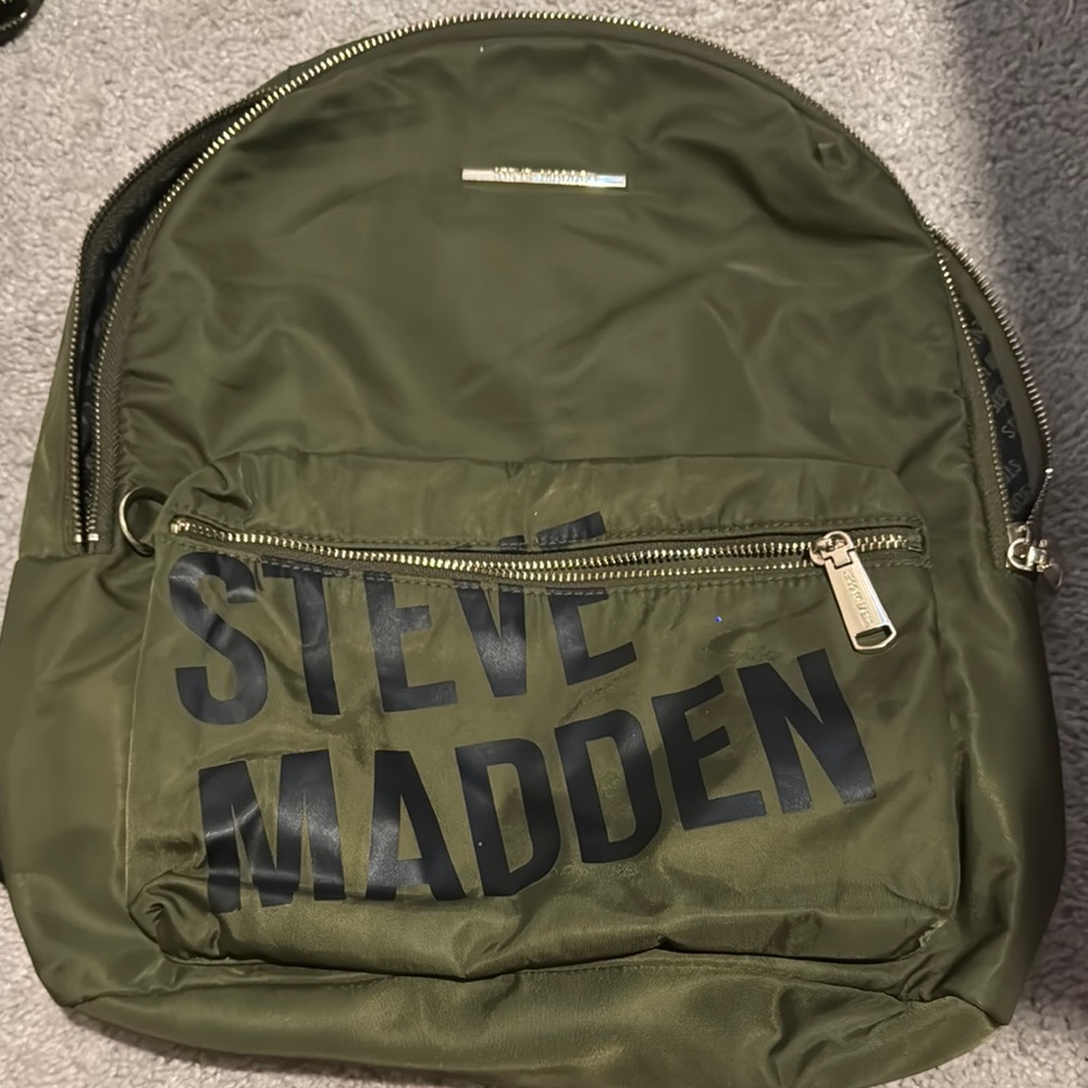 Steve Madden Olive Green Backpack